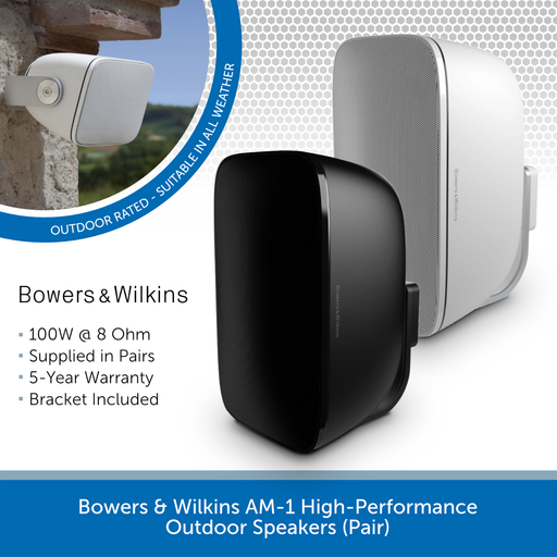Bowers & Wilkins AM-1 High-Performance Outdoor Speakers (Pair)