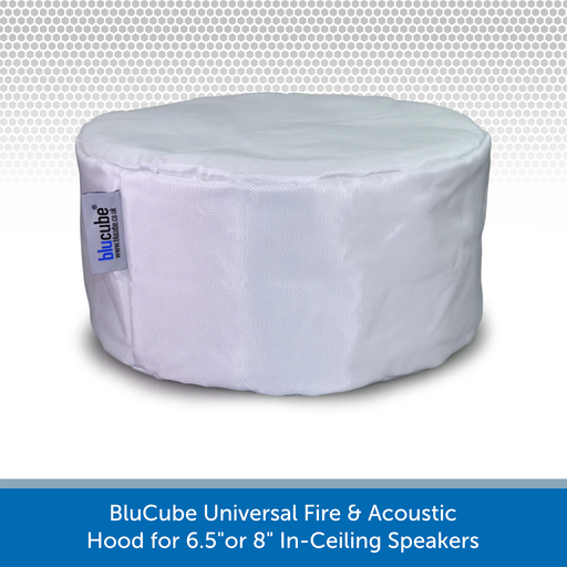 BluCube Universal Fire & Acoustic Hood for 6.5"or 8" In-Ceiling Speakers
