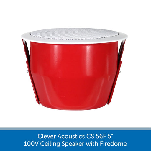 Clever Acoustics CS 56F 5" 100V Ceiling Speaker with Firedome