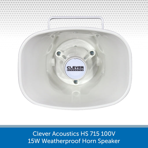 Clever Acoustics HS 715 100V 15W Weatherproof Horn Speaker