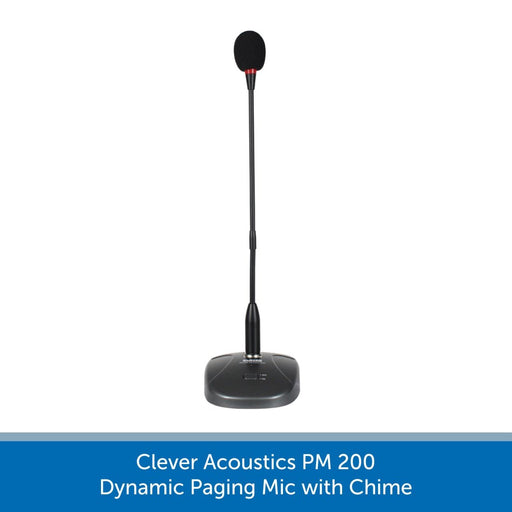 Clever Acoustics PM 200 Dynamic Paging Mic with Chime