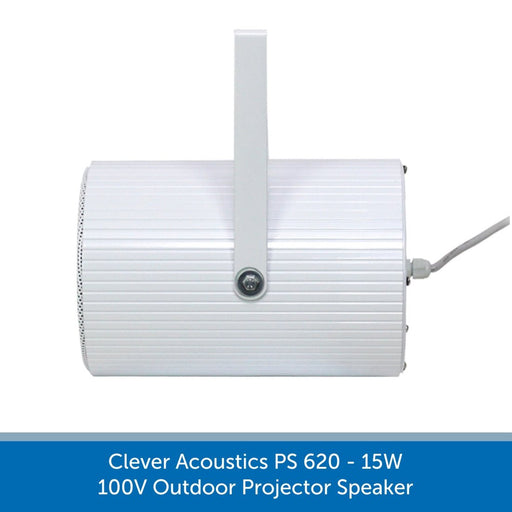Clever Acoustics PS 620 15W 100V Outdoor Projector Speaker