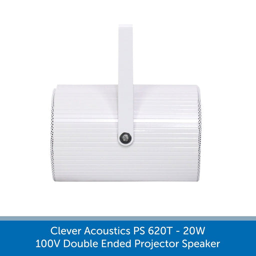 Clever Acoustics PS 620T 20W 100V Double Ended Projector Speaker