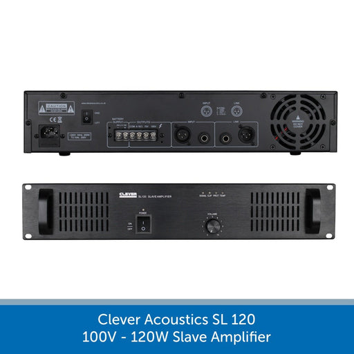 Clever Acoustics SL 120 100V 120W Slave Amplifier
