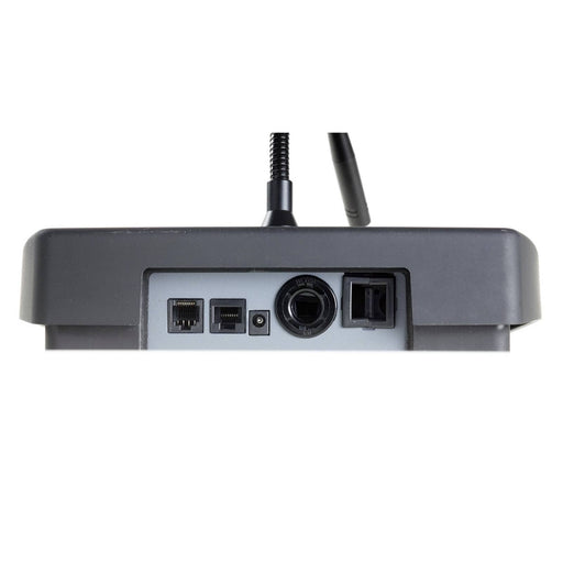 Rear image of the Cloud Electronics PM4 Four-Zone Digital Cat5 Paging Microphone with Chime