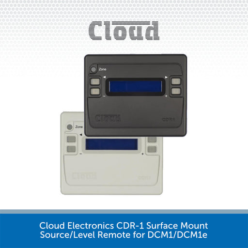 Cloud Electronics CDR-1 Surface Mount Source/Level Remote for DCM1/DCM1e