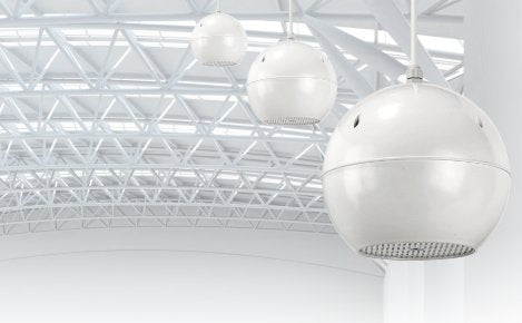 Warehouse and factory background audio systems for commercial premises