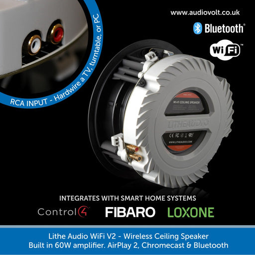 Lithe Audio WiFi V2 Multi Room Ceiling Speaker