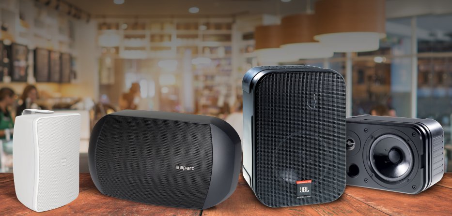 Commercial Wall Mount Background Audio Speakers